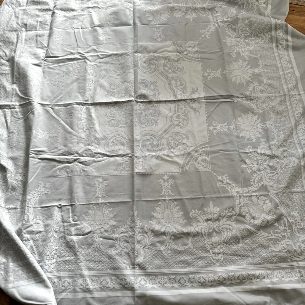 GARNIER-THIEBAUT france 100% COTON-COTTON BAUMWOLLE Tablecloth 74”
